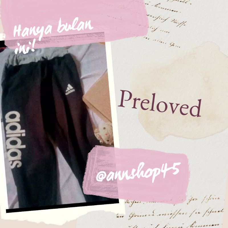 PRELOVED CELANA TRAINING/CELANA OLAHRAGA/BAJU PANJANG/ROK TRANTAN/MURAH