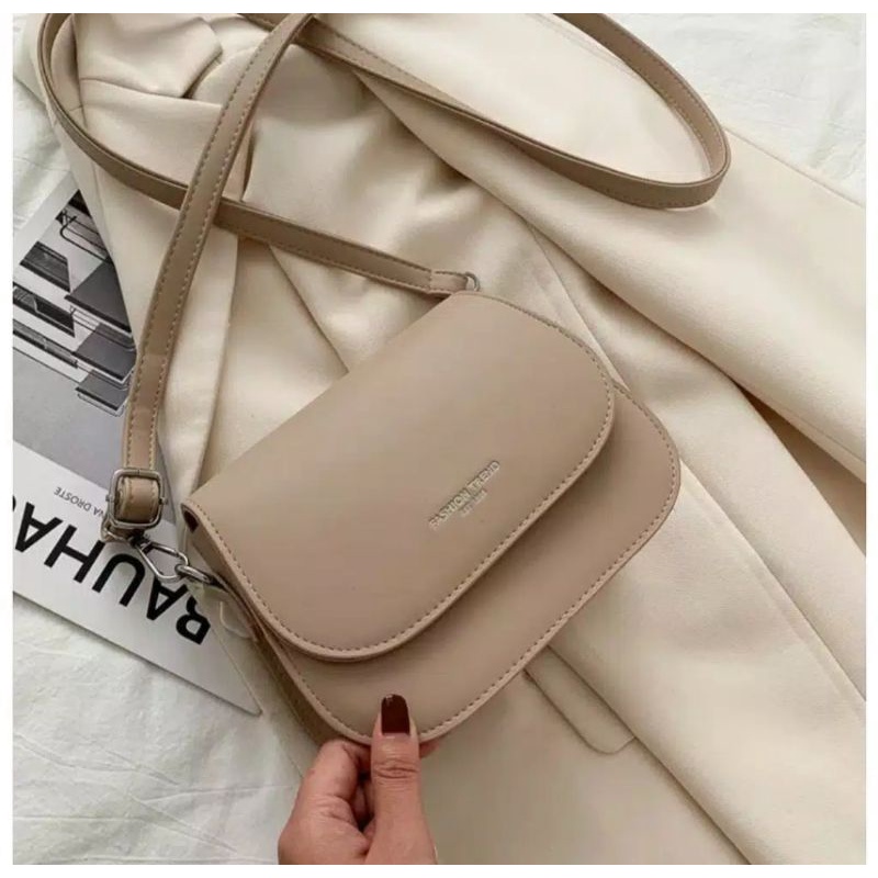 VINAS tas selempang wanita /Sling bag Korean/croco bag/Tote bag-Ping