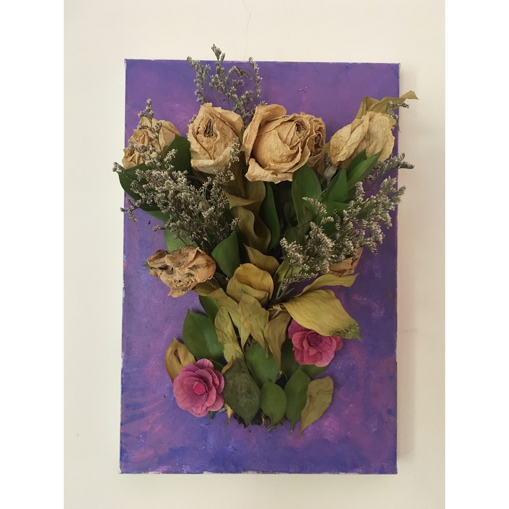 

Flowers on Canvas (20x30cm) - Made by request