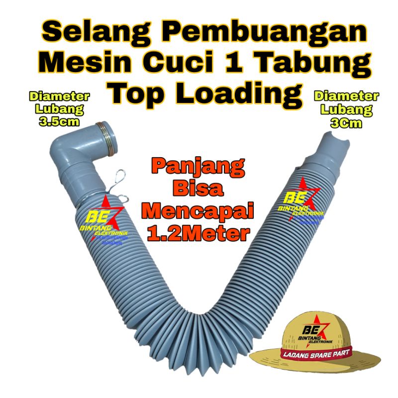 Selang Pembuangan mesin cuci  LG TOP LOADING  slang pembuangan Mesin cuci OTOMATIS 1TABUNG.