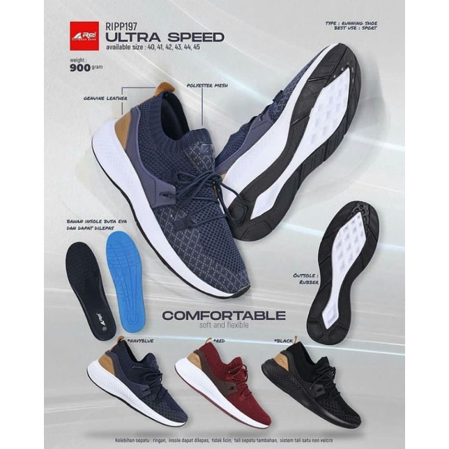 Sepatu Running Rei Ultra Speed Shoes Arei Outdoorgear
