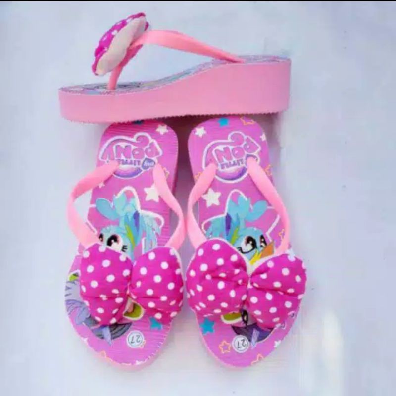 Sandal Wedges Anak Perempuan LITTEL PONY Terbaru