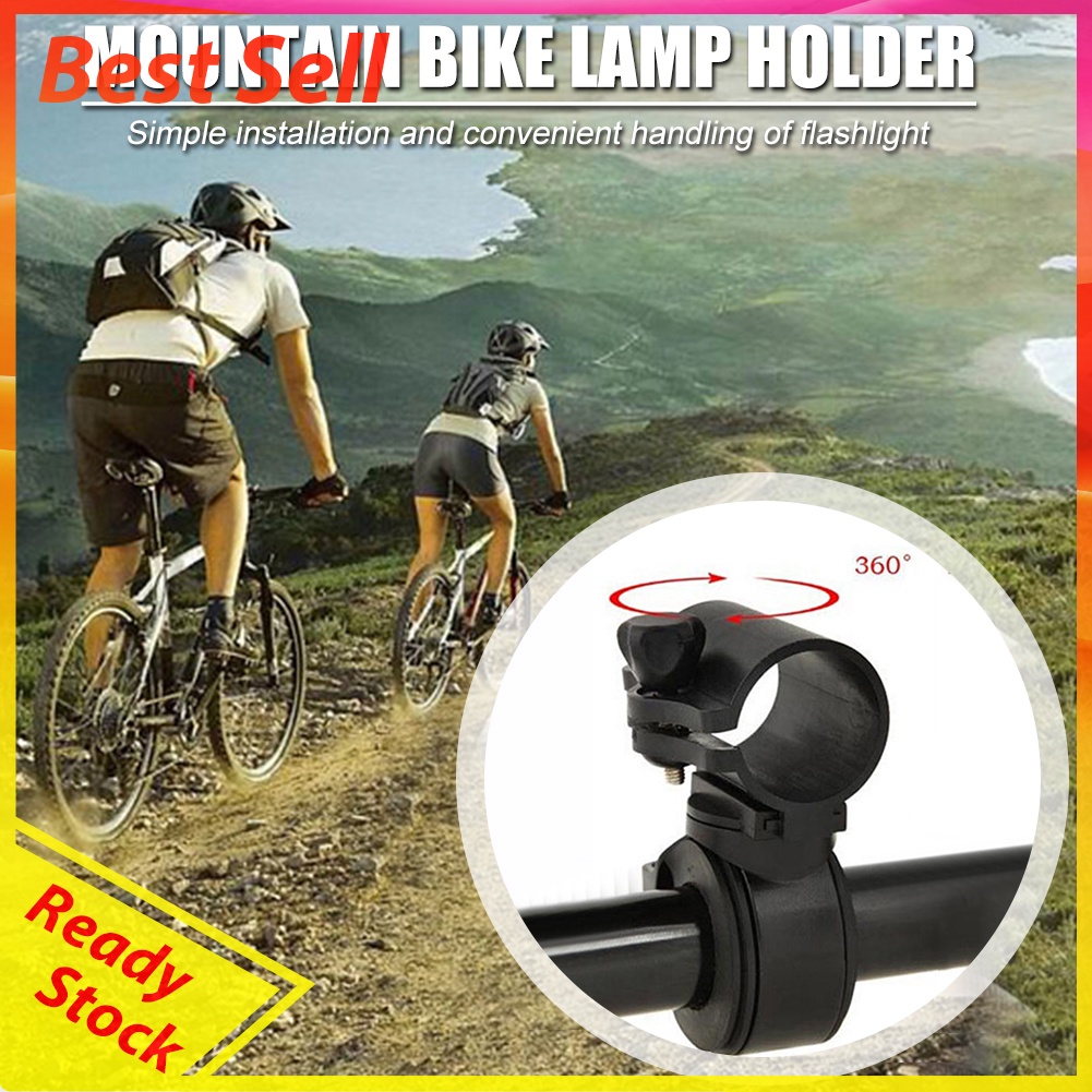 Antiskid Mountain Bike Light Bracket Bicycle Flashlight Torch Mount Holder