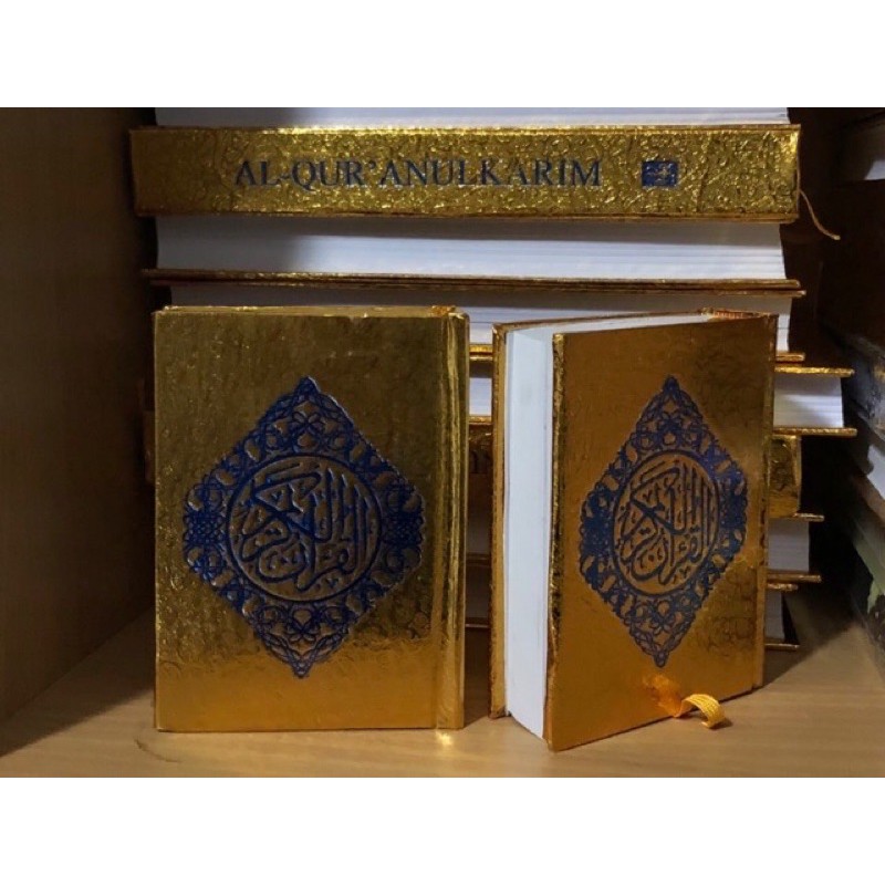 al quran alquran saku/mini/emas/kecil/gold/ kalamul ali /kulit Hampers ramadhan idul fitri eid gift box parcel lebaran termurah riyoyo ramadan