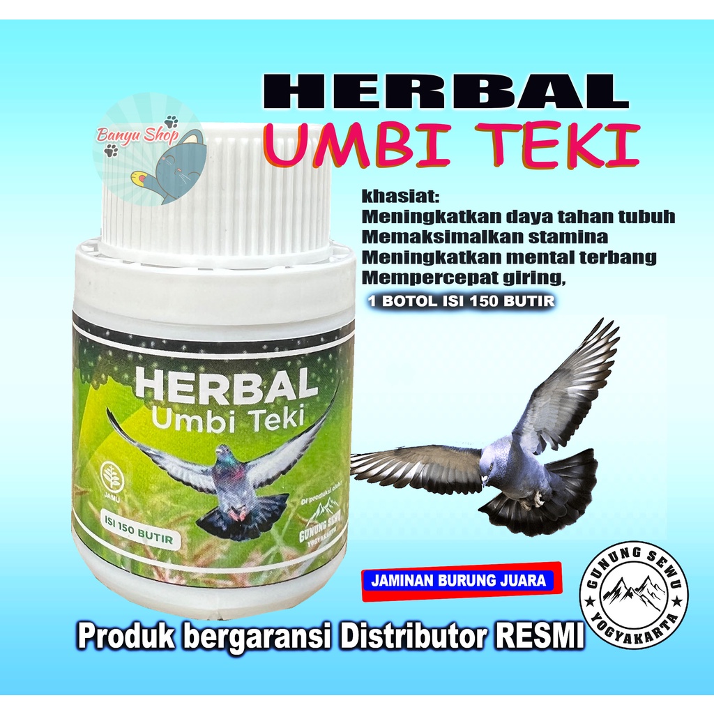 Jamu/Obat Burung Meningkatkan Stamina, Mental Terbang, dan Daya tahan - 100% Herbal (Umbi Teki - 1 botol