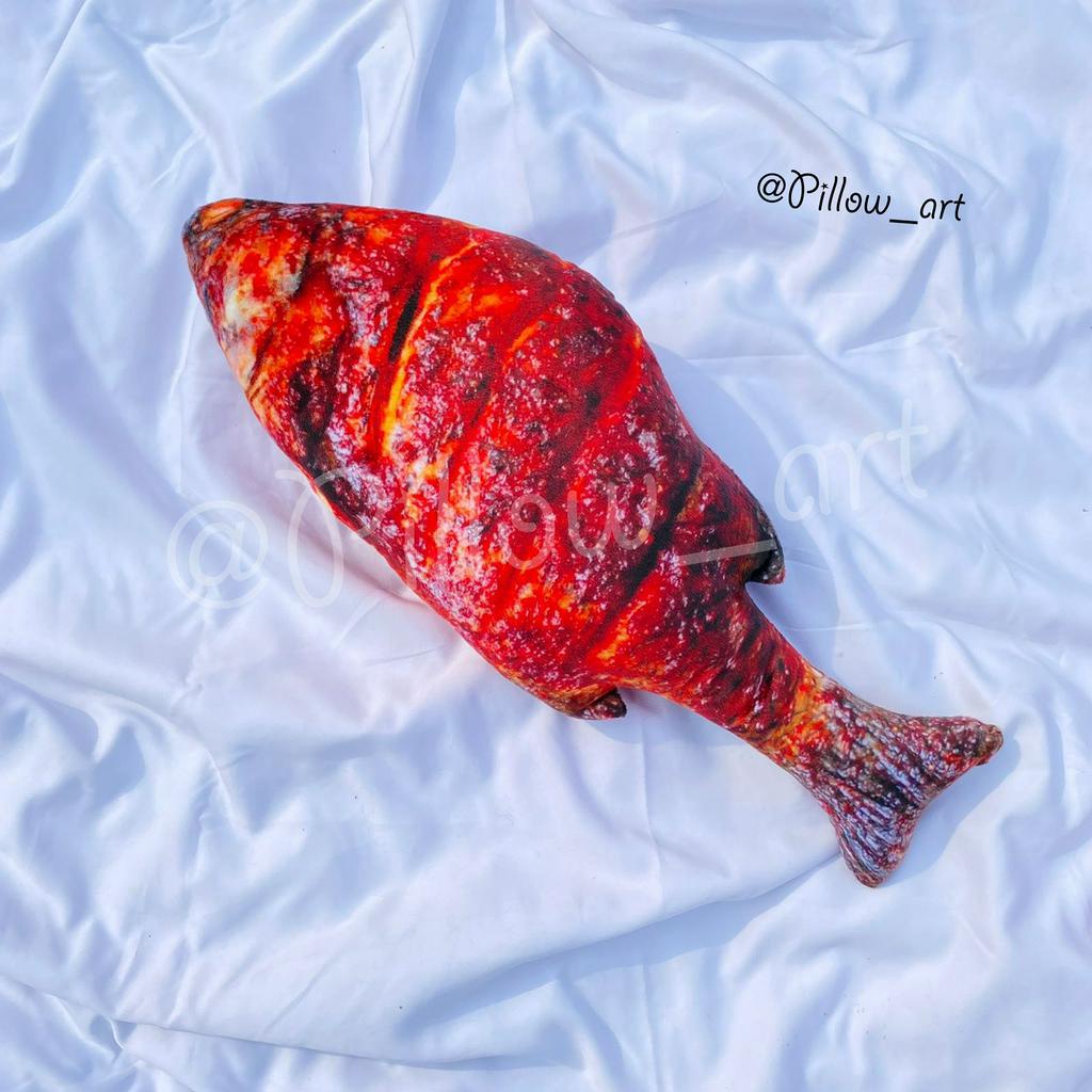 Pillowart - Bantal Boneka Ikan Bakar Size XL - ART052