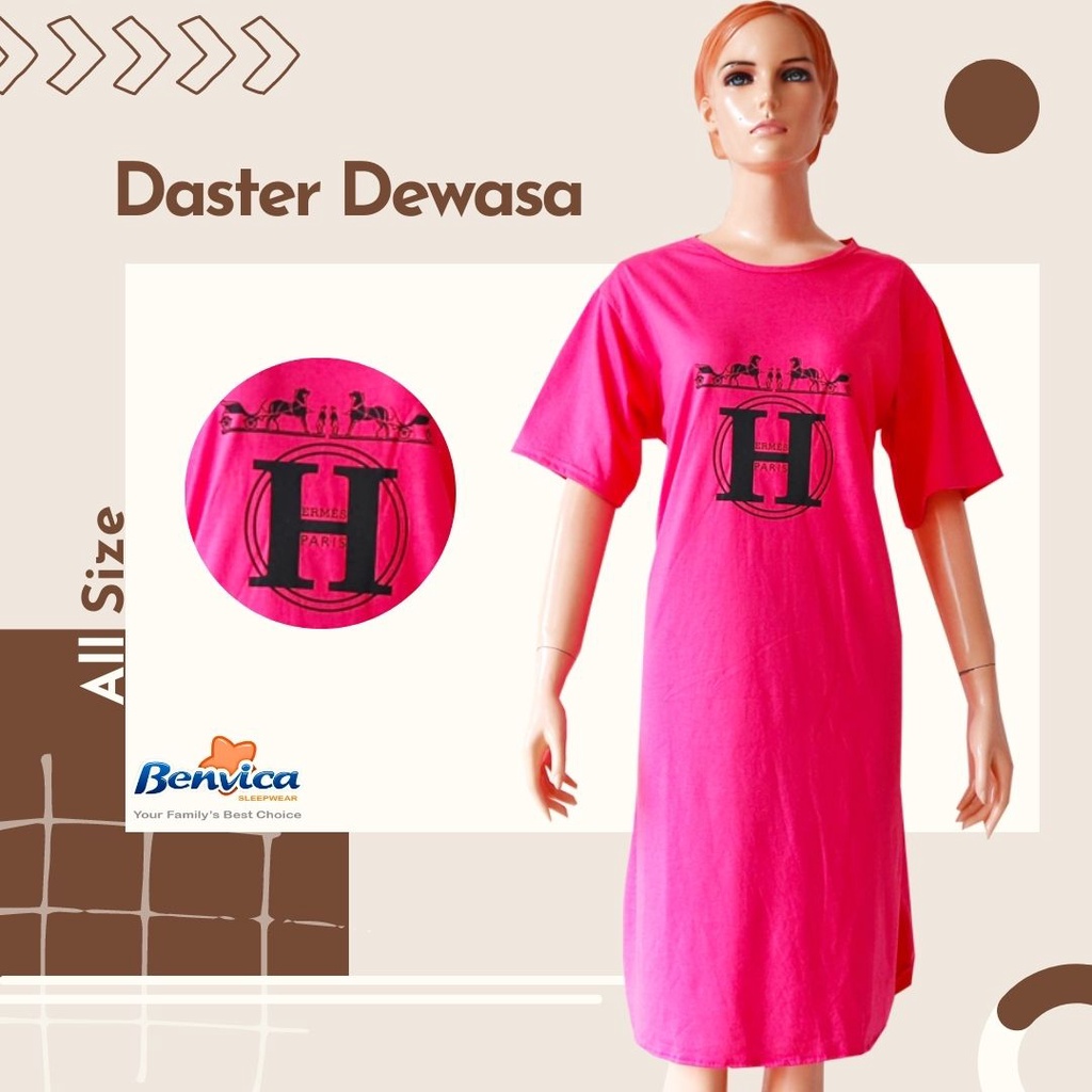 BAJU TIDUR DASTER DEWASA GINA SECRET