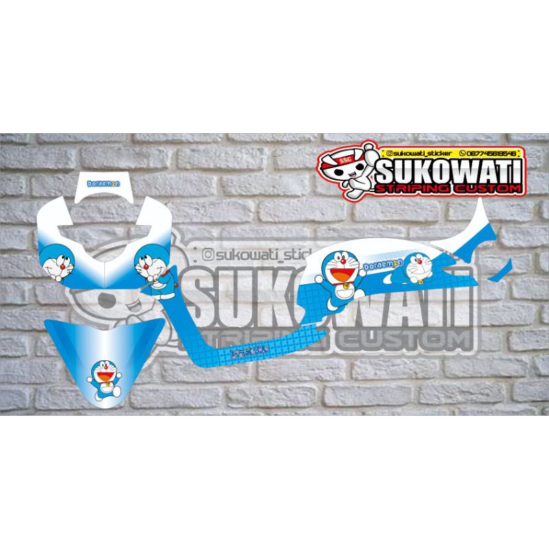 DECAL SCOOPY DORAEMON TERBARU