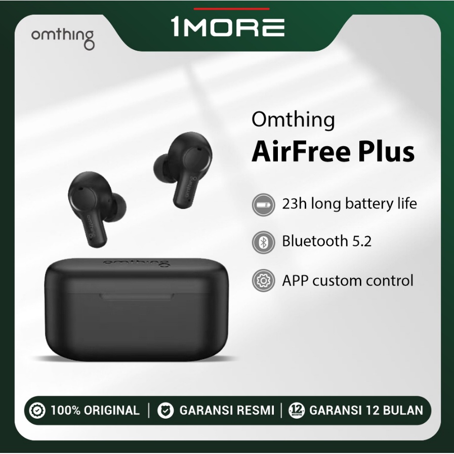 1MORE Omthing AirFree Plus True Wireless ENC Noise Cancelling Smart Long Battery Life HD Sound Quali
