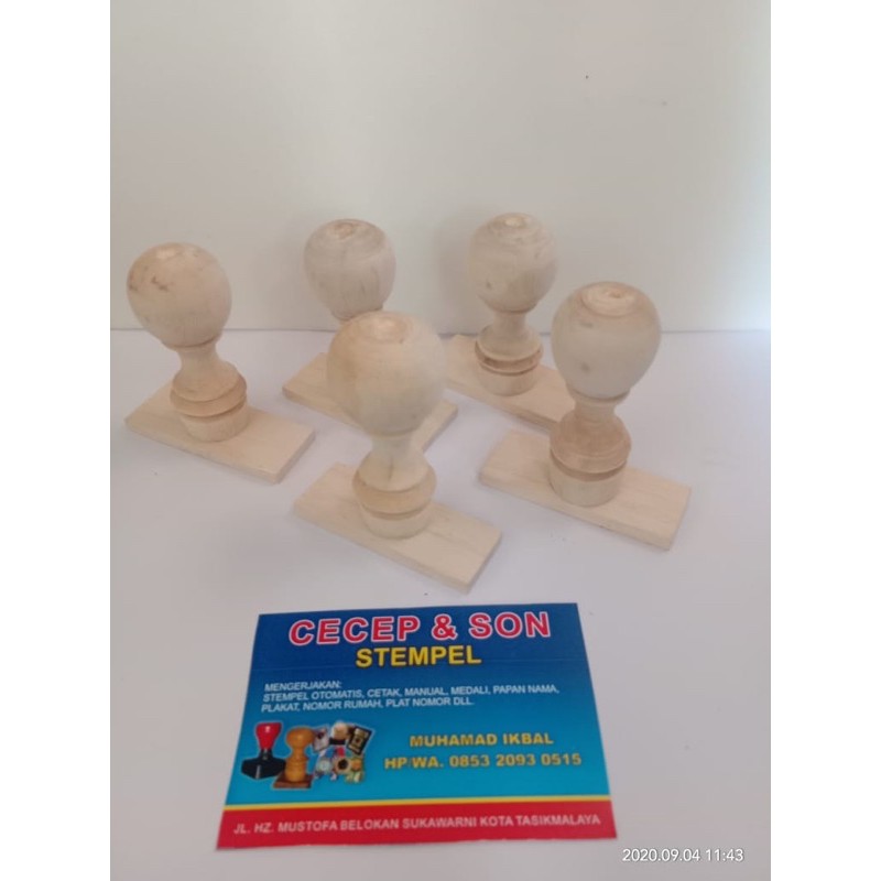 

GAGANG STEMPEL KAYU 27X67