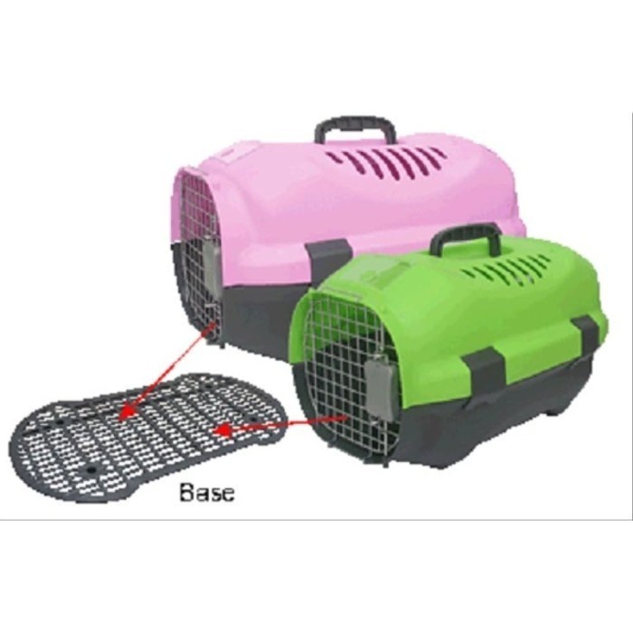 KHUSUS GOJEK Pet Carrier + Tray 52X36X32 PET 072 - Cargo Kucing Anjing PSID21