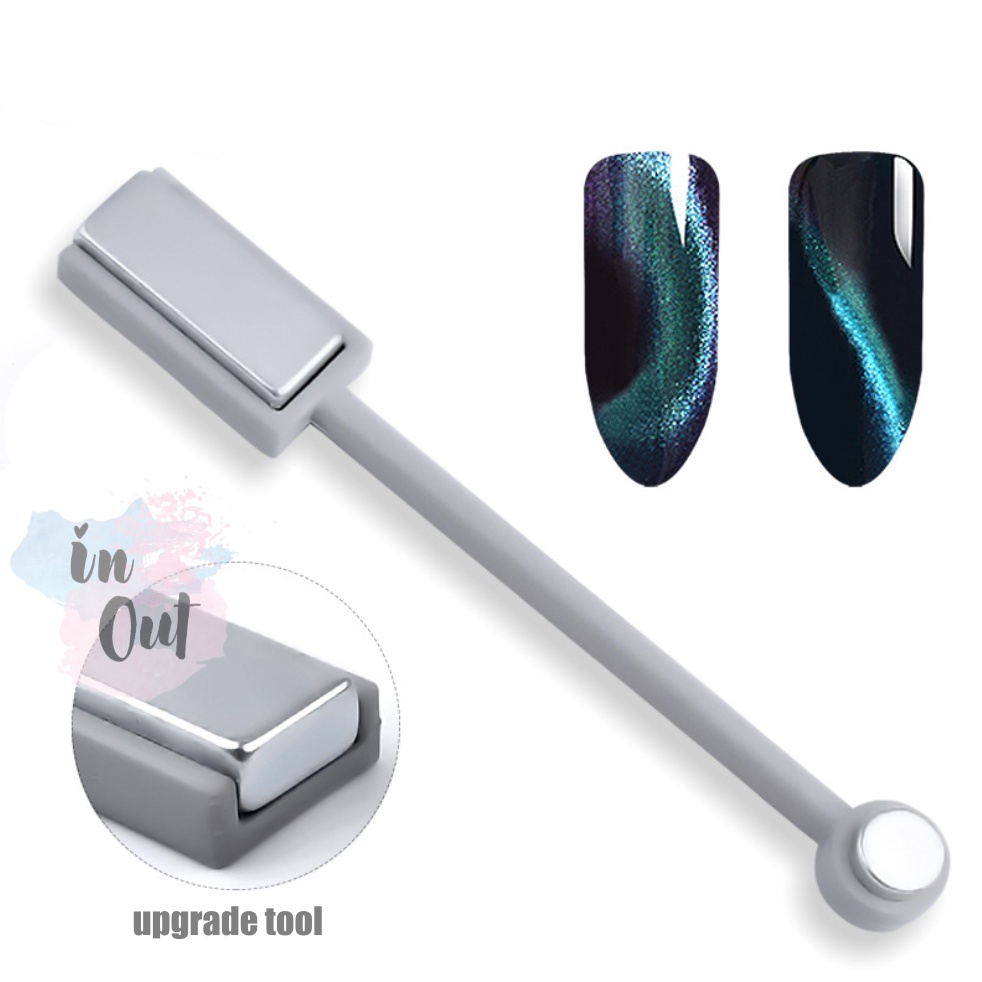 Brush spatula Kikir kuku nail art / Liner Nail art / Kuas kuku / Cat eyes Magnet dual Stick 2 in 1 Gel polish /Kuas polygel extension KU019 KU020 KU021 KU024