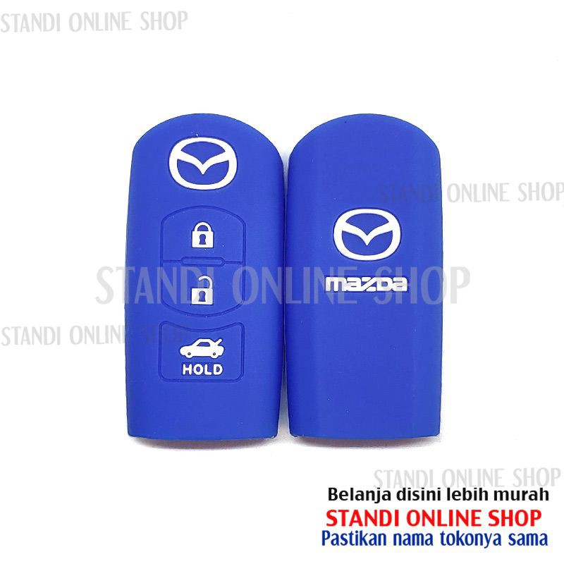 Kondom Kunci Silikon Remote Cover Smartkey Mazda CX5 CX9 Mazda 6