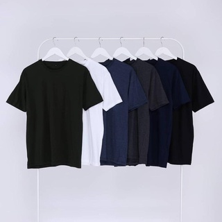 Kaos Polos Atasan Pria Wanita Oblong Pendek PE Soft || Baju Polos Pria Termurah