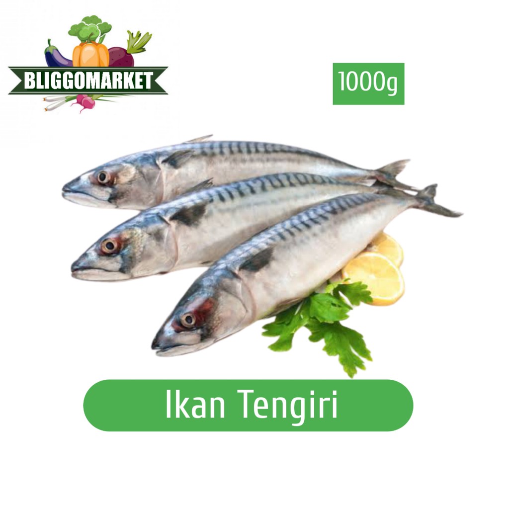 

Ikan Tengiri -/+ 1000g 3/2 ekor