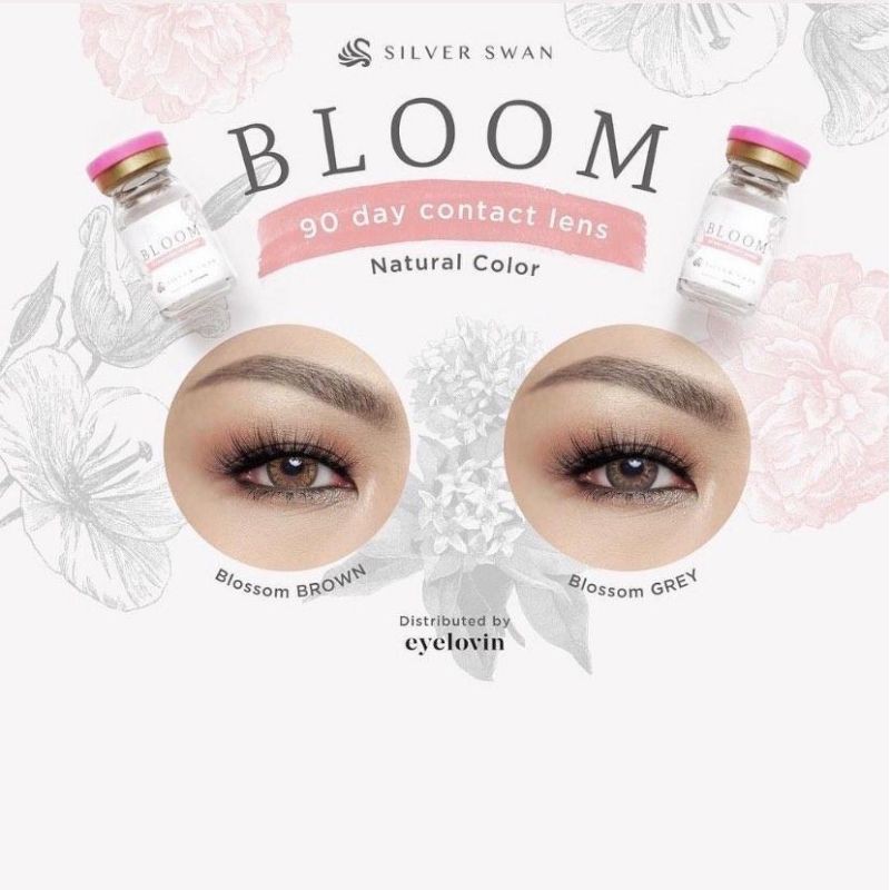 SOFTLENS BLOOM BY EYELOVIN (PER 1 BOTOL / SETENGAH PASANG)