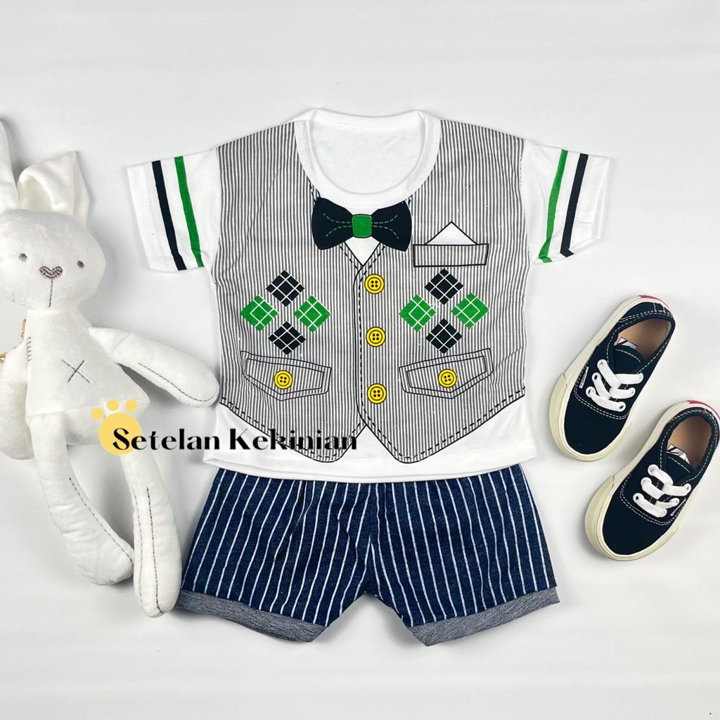 [SK] Setelan Baby 6bulan sampai 12bulan Setelan Anak Cowo Tuxedo Jas Dasi Anak Laki Laki 1thn Keren