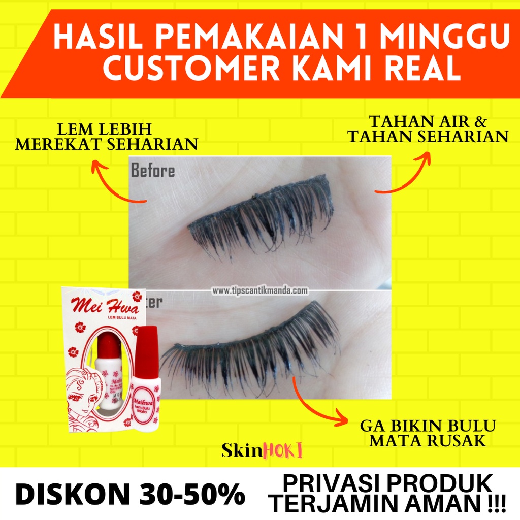 LEM BULU MATA PALSU TAHAN AIR MEI HWA 5gr LEM BULU MATA PALSU SUPER LENGKET ORIGINAL