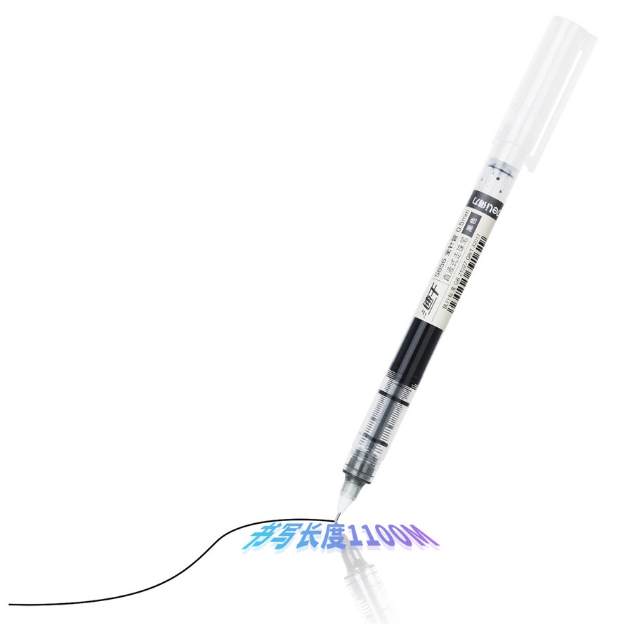 

Pulpen DELI Roller Pen 0.5mm Hitam (S856) - Hitam