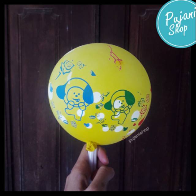 Balon Ulang Tahun Tiup Karakter BT21 BTS