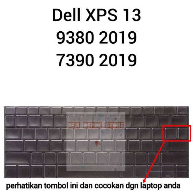 Keyboard Protector Dell XPS 13 9380 7390