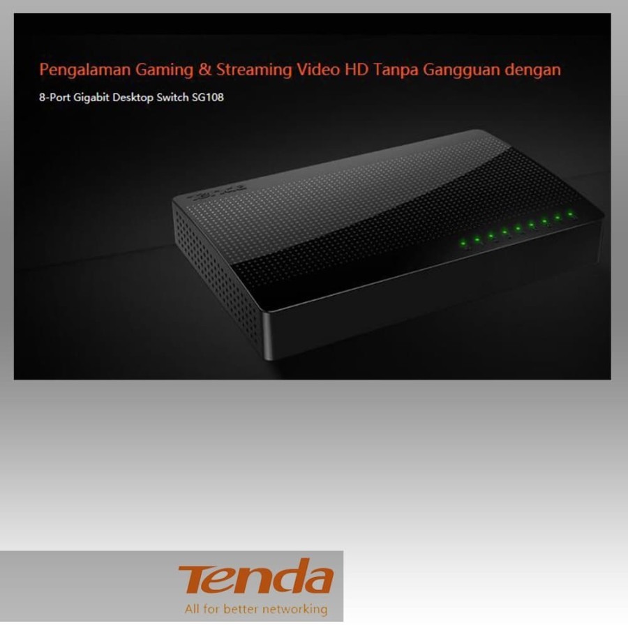 Tenda SG108 8Port Gigabit Desktop Switch