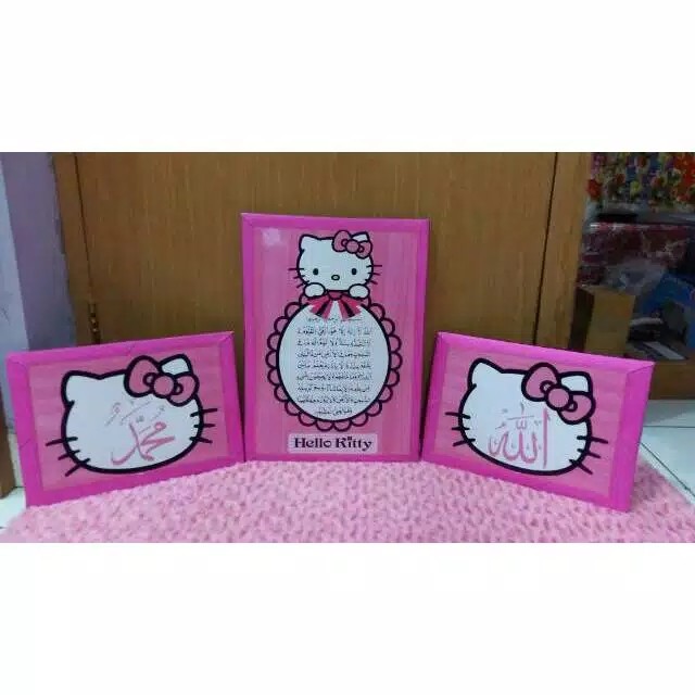 Set Kaligrafi 3 In 1 Hello Kitty Pink