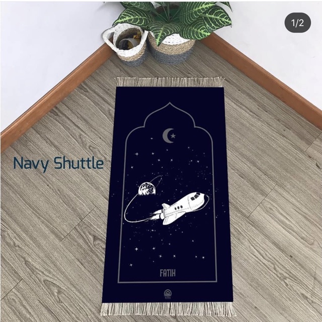 SAJADAH ANAK / sajadah anak custom nama / sajadah travel  / sajadah PRINTING / “Shuttle”-1