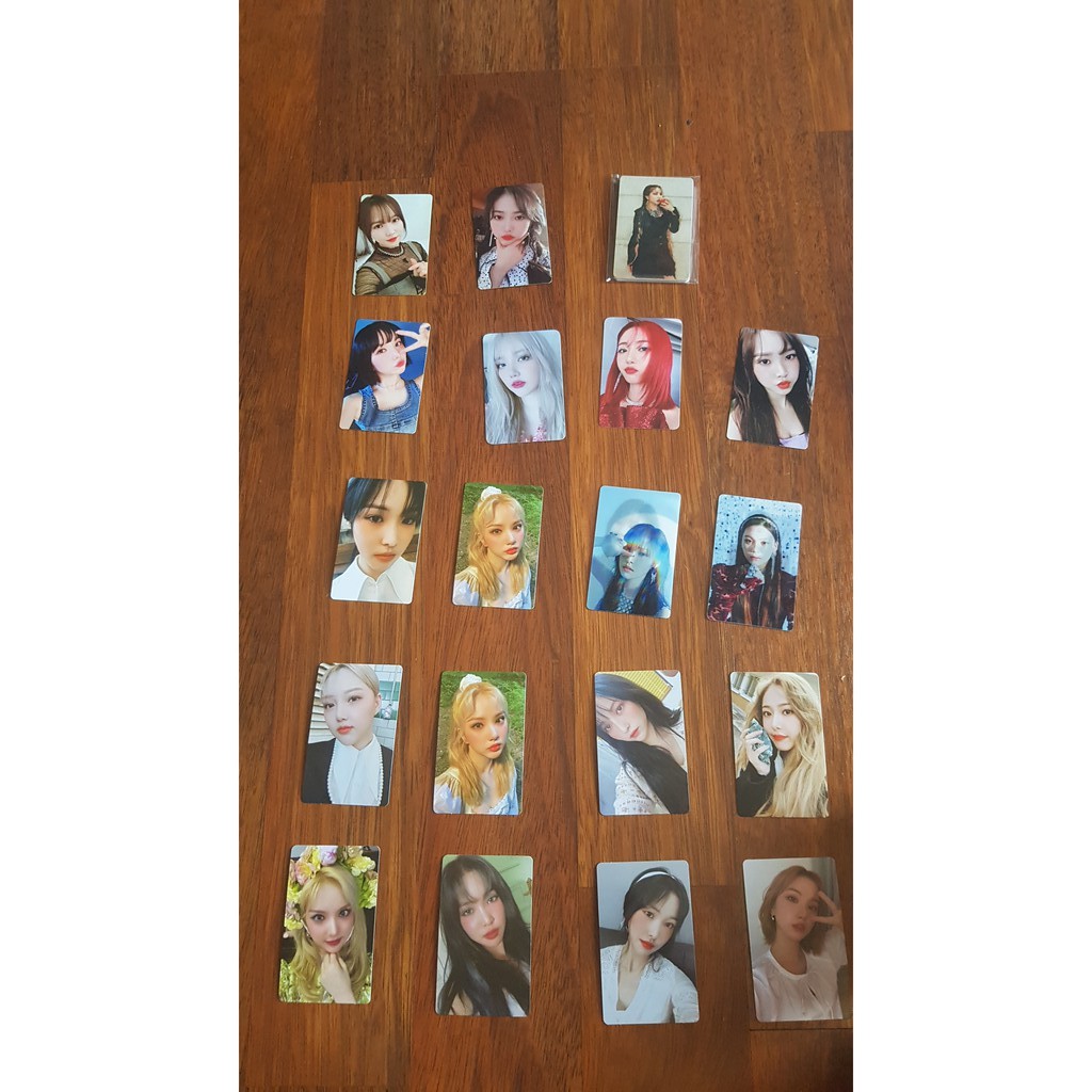 Gfriend Photocard Official Sowon Yerin  Eunha Yuju SinB Umji TFU limited Fever Labyrinth SOTS