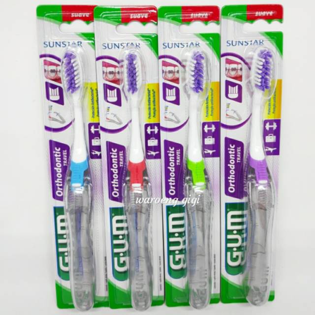 Sikat Gigi GUM ORTHO TRAVEL Toothbrush Behel Ortodontik