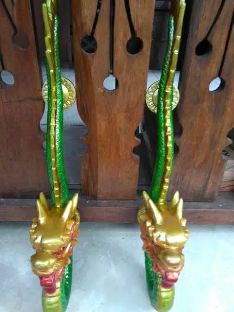 Handle Pintu / Gagang Pintu Rumah Pagar Aluminium Antik Murah Motif Naga