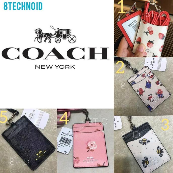 

COD Coach Signature Lanyard ID Card Holder Original PROMOKode 2844