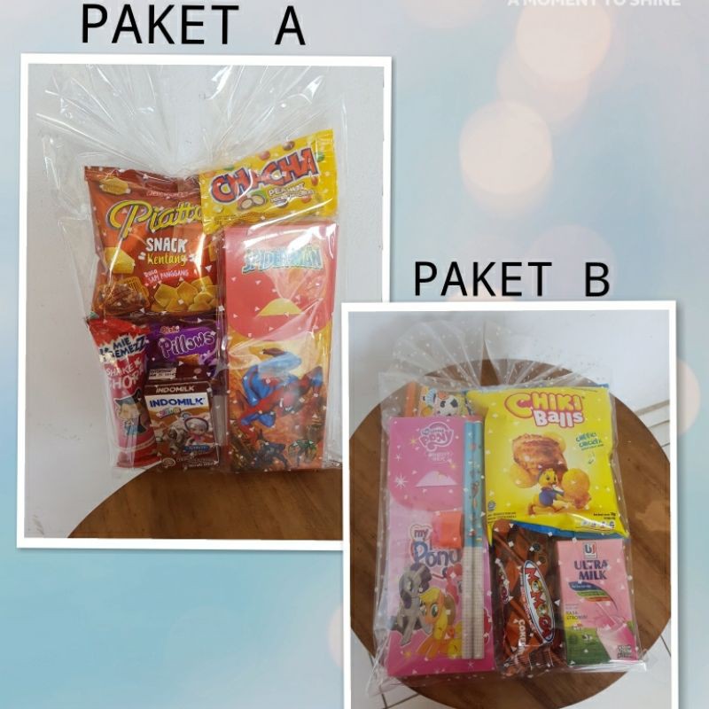 

PAKET ULTAH MERIAH LENGKAP-SNACK DAN ALAT TULIS