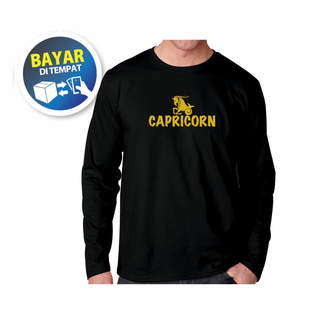NVFASHION - KAOS ZODIAK CAPRICORN/ KAOS BINTANG BULAN KELAHIRAN / KAOS KATA KATA / KAOS pria / kaos 