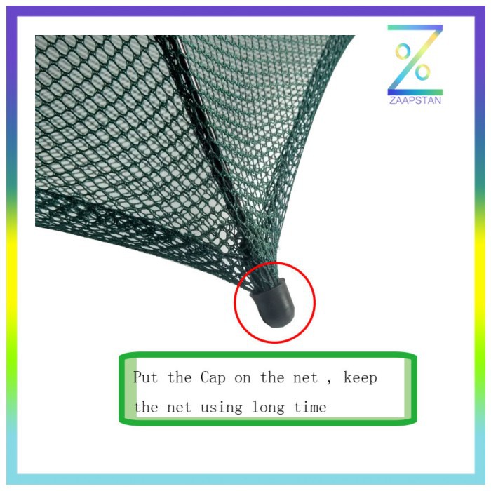 Jaring Pancing Ikan Hexagonal 10 Hole Fishing Net Trap Cage - H14572