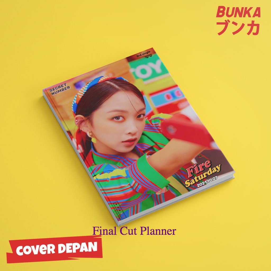 

buku tulis polos/bergaris KPOPSecret Number Fire Saturday Dita Hardcover A5 Buku Tulis Catatan Notes Agenda Planner Jurnal