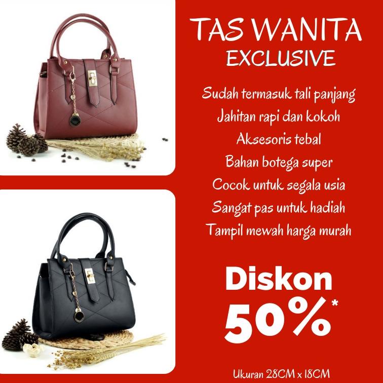 Tas Wanita C41 Tw06 Selempang Slempang Rantai Fashion Ibu Kondangan Pengajian Hajatan Pesta Travel T