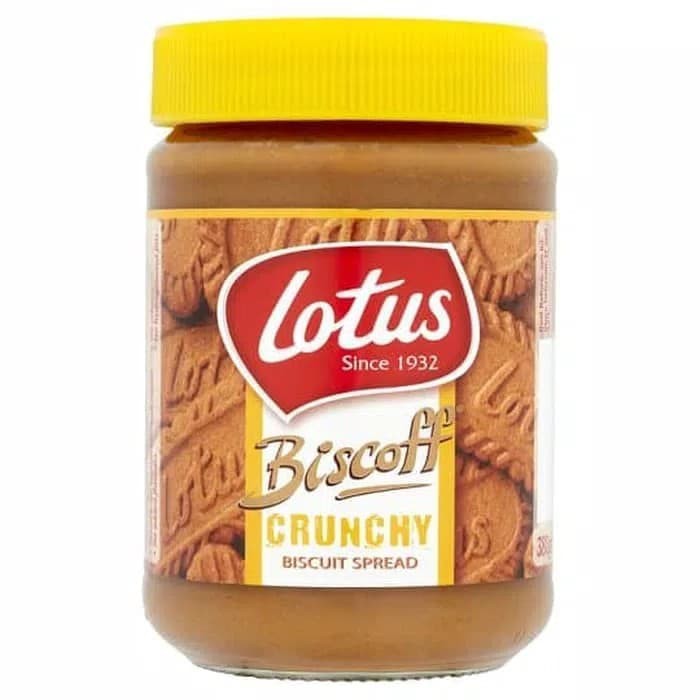 

LOTUS Crunchy Biscoff Biscuit Spread 380 Gram (Made in Belgium)