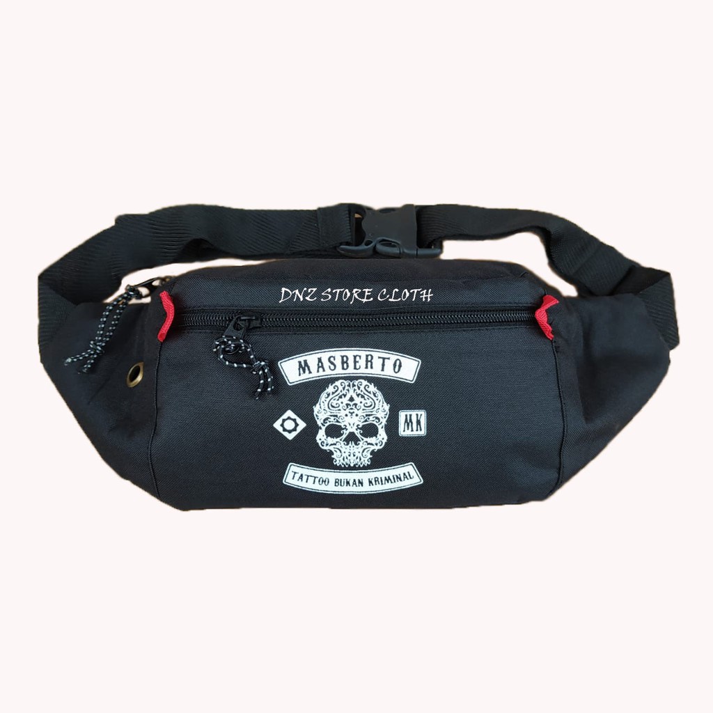 Waistbag Masberto, Tas Masberto, Tas Selempang Waistbag Masberto, tas pinggang Masberto, tas selempang pria masberto