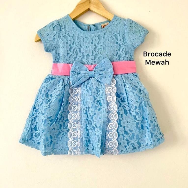 Dress Pesta Kondangan Ulang Tahun Mewah Lucu Bayi Anak Perempuan Cewek Terlaris Kode 25 Babeebabyshop