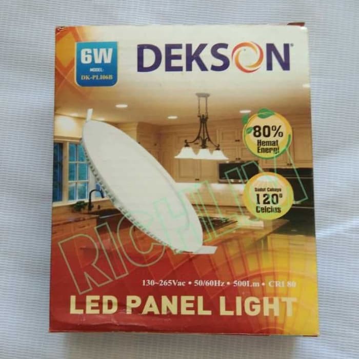 downlight led 6w dekson bulat dan kotak