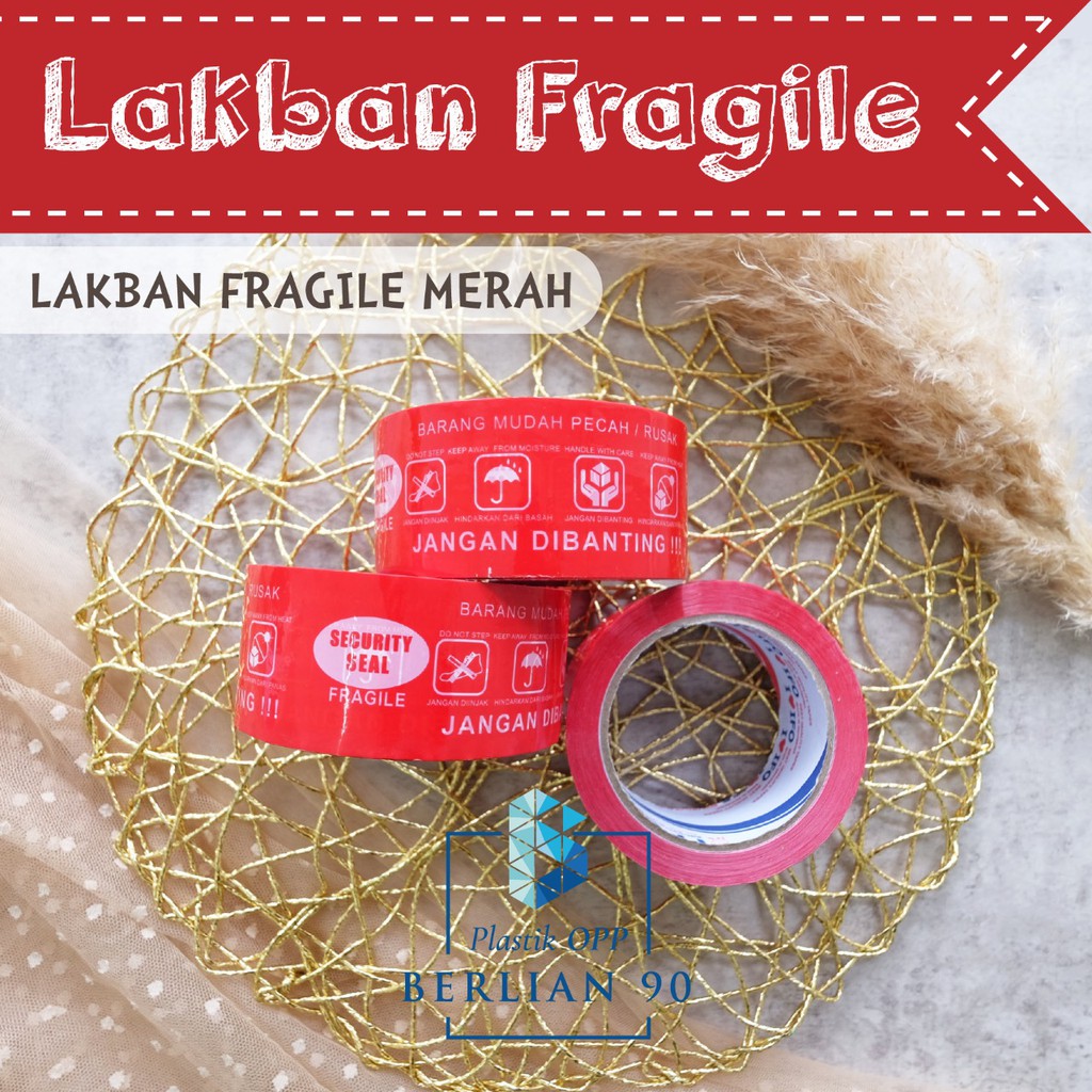 

Lakban Jangan dibanting Merah 2 Inch Termurah
