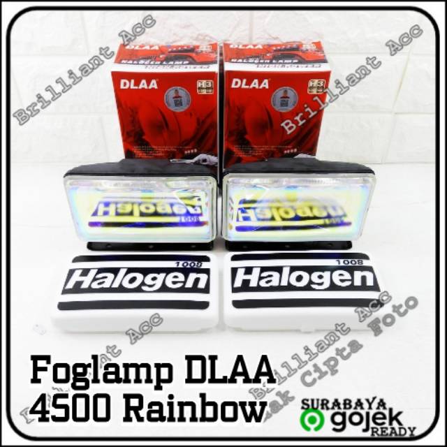 Foglamp - Lampu Tambahan - Type 4500 Plus Cover DLAA Original - Harga Set