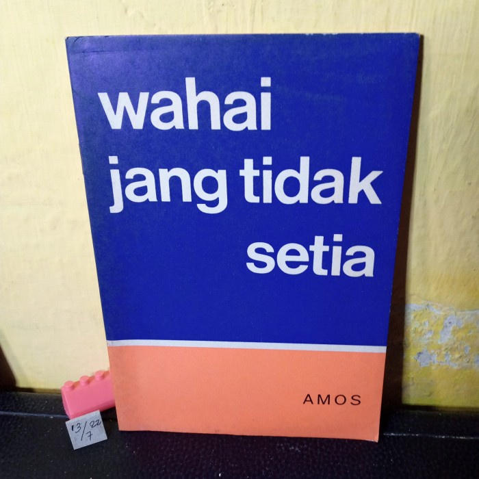 buku agama Nasrani wahai jang tidak setia ejaan lama 27 hal