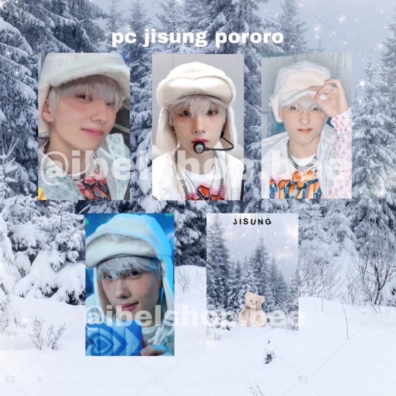 Photocard Jisung Pororo NCT Dream Unofficial /toko ibelshop.bee