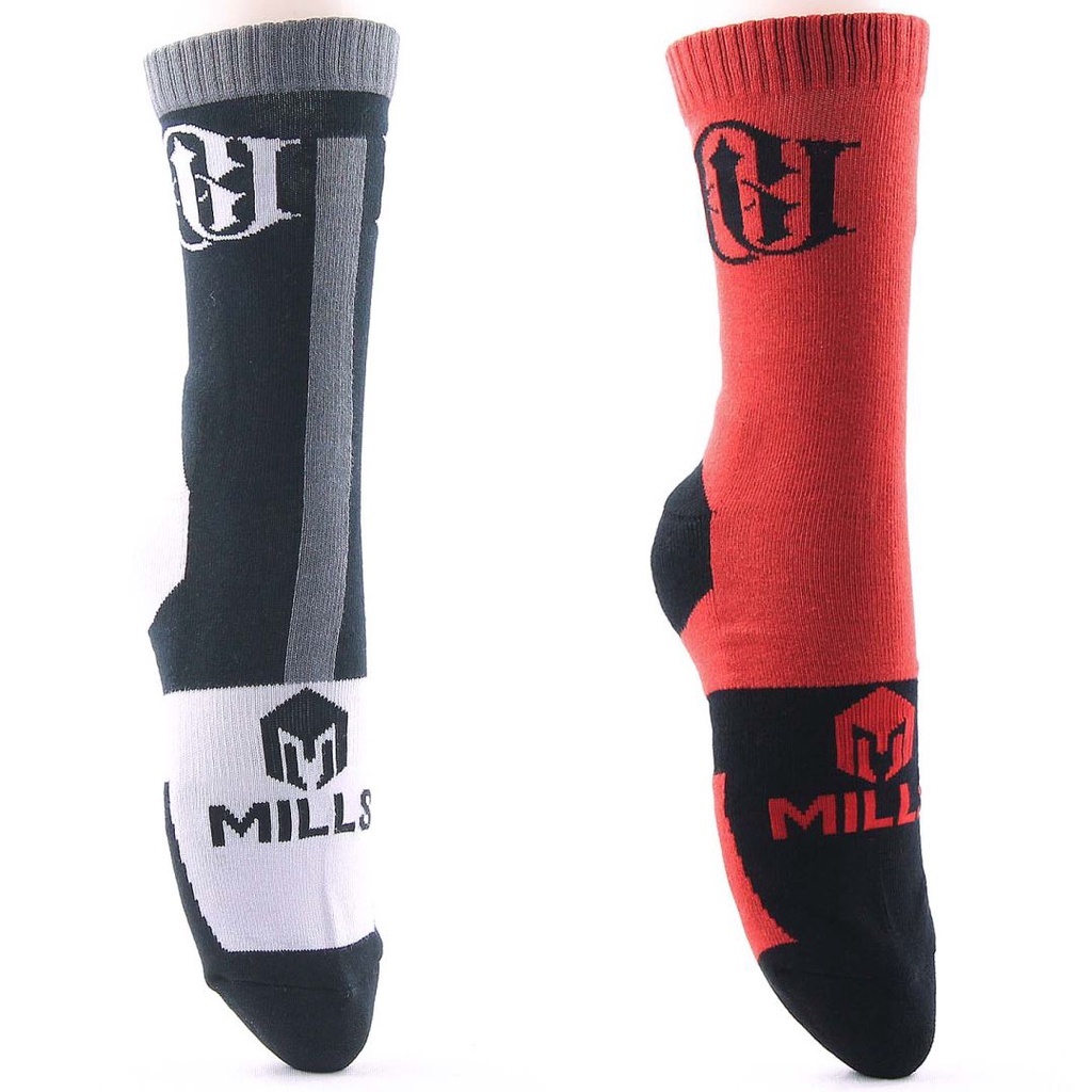 KAOS KAKI PENDEK ORIGINAL MILLS BASKETBALL QUARTER SOCKS BALI UNITED A13001 - KAOS KAKI MILLS