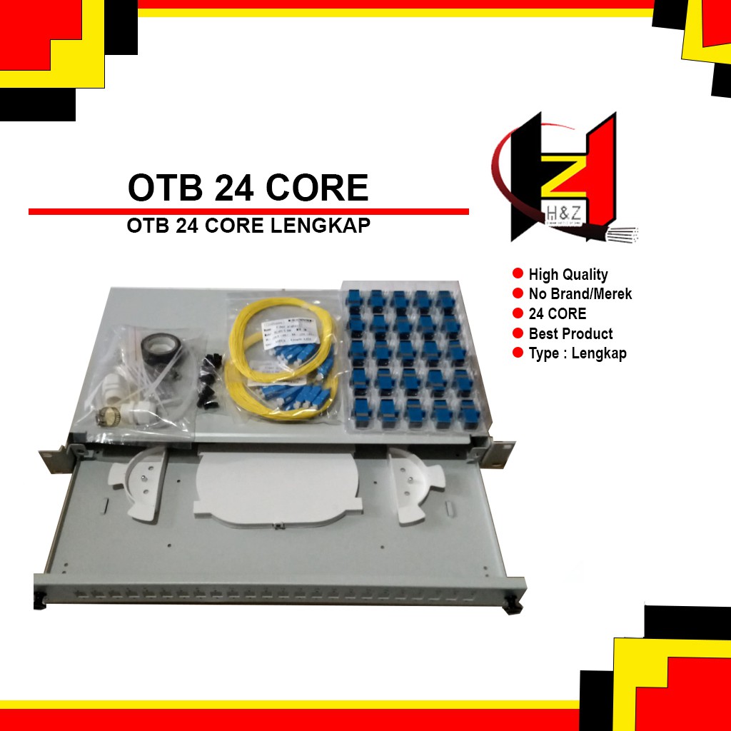 OTB 24 Core SC UPC LENGKAP / Roset 24 Core FTTH