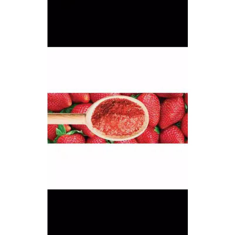 

STRAWBERRY POWDER NET 500GR MURNI SERBUK BUAH STROBERI