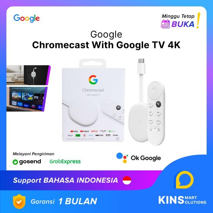 Google Chromecast With Google Tv 4K Original Bnib Garansi