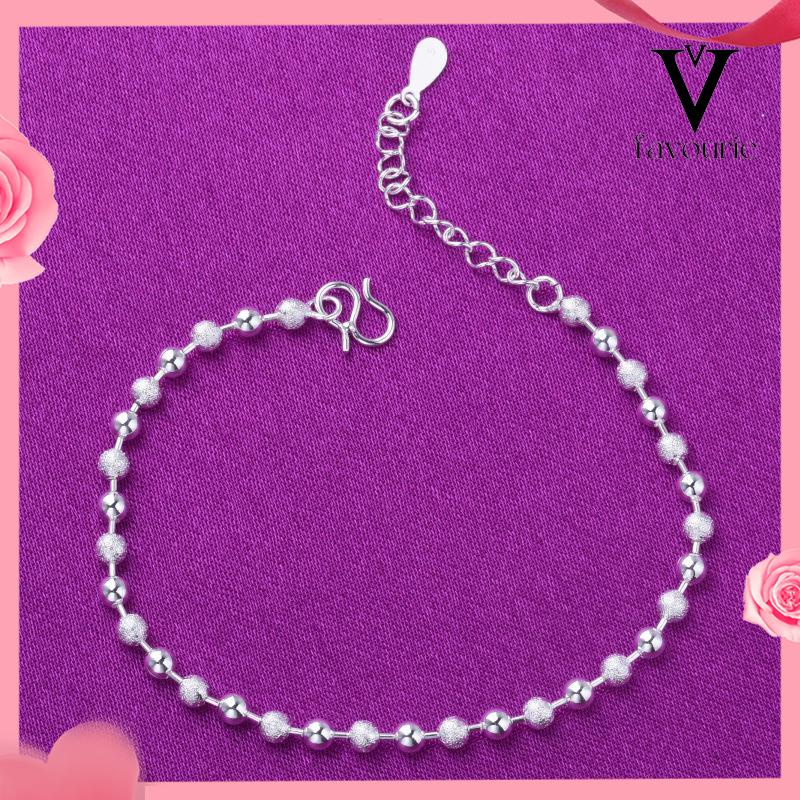 [COD]Single-layer Mini berbentuk hati Daisy Simple Transfer Beads Diamond Fashion Gelang-FA